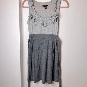 Grey & jean dress